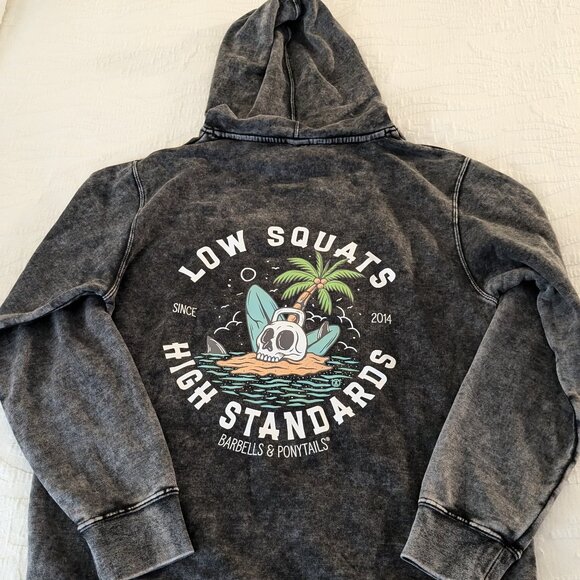 Barbells And Ponytails Tops - Barbells And Ponytails "Skull Island "Hoodie Sweatshirt  New